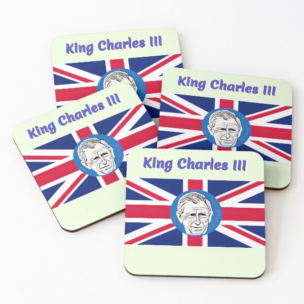 Item preview, Union Flag with portrait of King Charles III (2) designed and sold by thalasson.