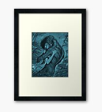 the shape of water Framed Print