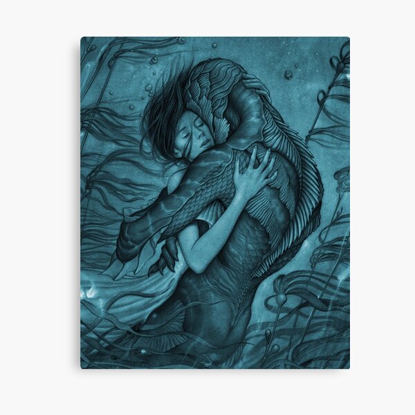 the shape of water Canvas Print