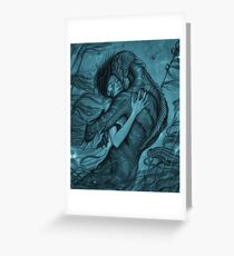 the shape of water Greeting Card