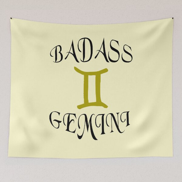 Item preview, Gemini Zodiac Funny Badass Surprise designed and sold by smily-tees.