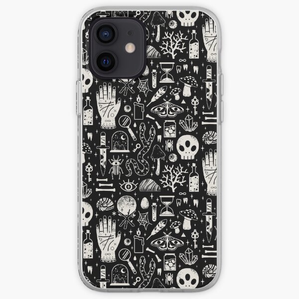 Curiosities: Bone Black iPhone Soft Case