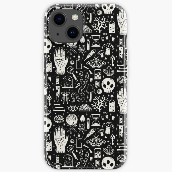 Curiosities: Bone Black iPhone Soft Case
