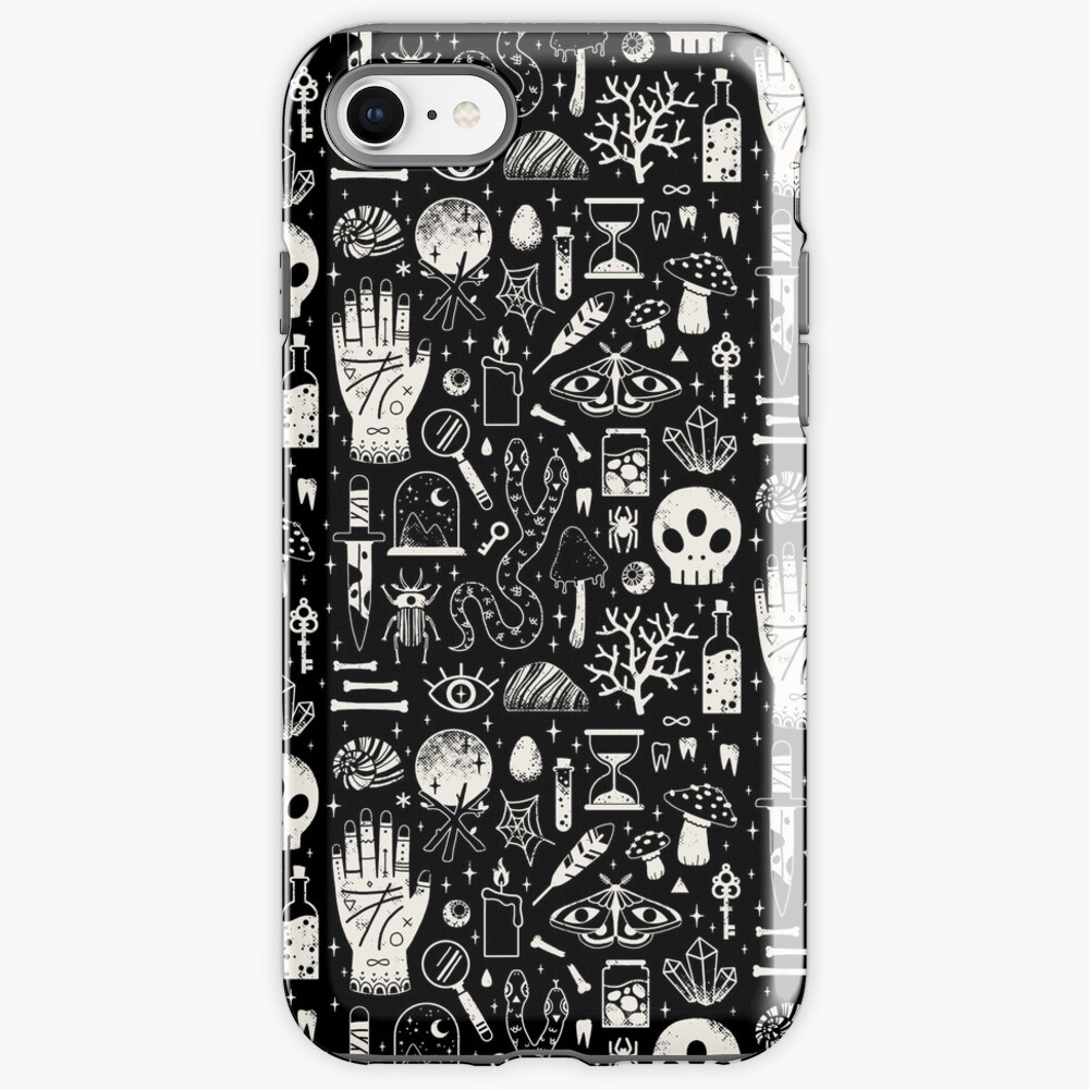 Curiosities: Bone Black iPhone Case & Cover