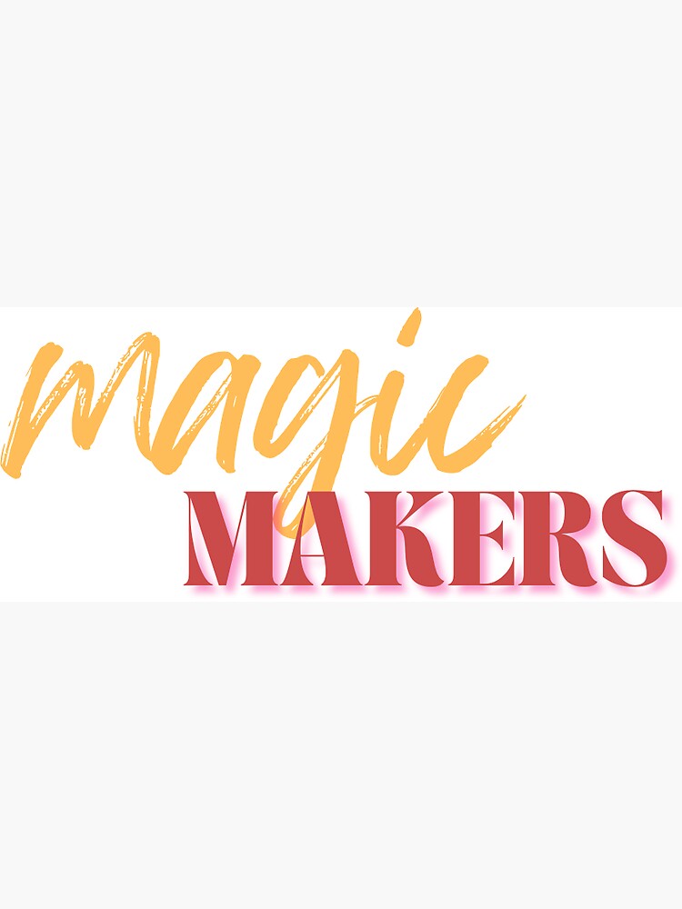 Magic Makers Overlap Magnet for Sale by Ainsleyoung
