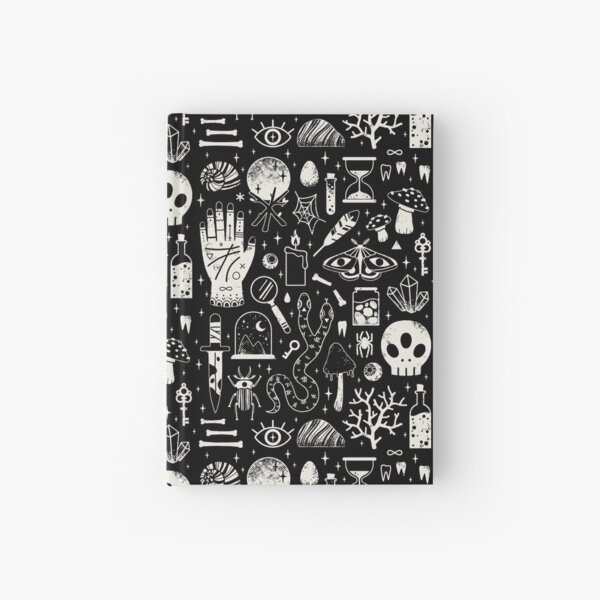 Curiosities: Bone Black Hardcover Journal