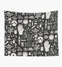 Curiosities: Bone Black Wall Tapestry