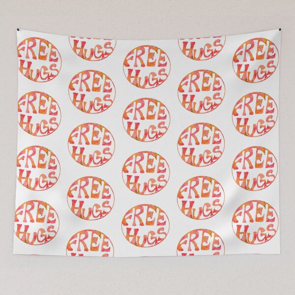 Item preview, Free Hugs - Peachy Orange designed and sold by MagickMama.