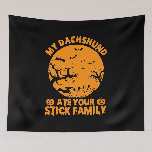 Artikelvorschau, Mein Dackel hat dein Stock-Familien-Halloween gegessen entworfen und verkauft von meachsmileyr11.