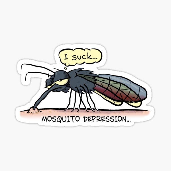 Mosquito Depression Sticker