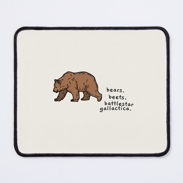 Item preview, bears. beets. battlestar gallactica. designed and sold by AprilCreations.