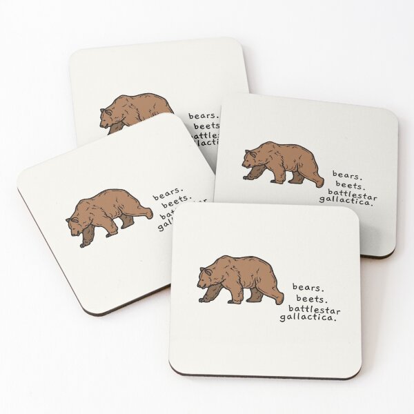 Item preview, bears. beets. battlestar gallactica. designed and sold by AprilCreations.