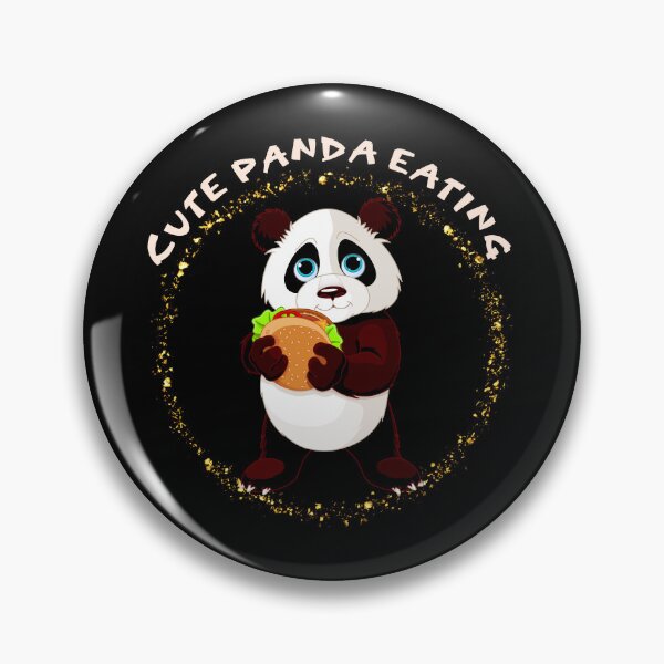 Item preview, Cute Panda Eating designed and sold by The Love Quill.
