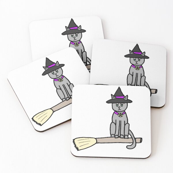 Item preview, Witch Cat designed and sold by BeckySabetta.