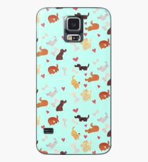 Funda/vinilo para Samsung Galaxy Dachshund Doodle