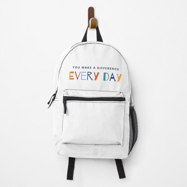 Item preview, You Make a Difference Every Day - Educational Teacher Quote designed and sold by Gummy Bear Gift Shop.