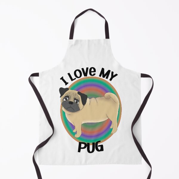 Item preview, I Love My Pug designed and sold by Lezbo1986.