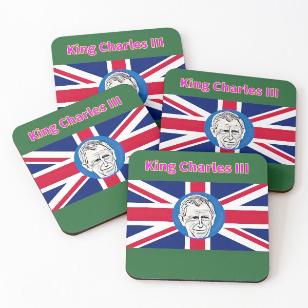 Item preview, Union Flag with portrait of King Charles III (3) designed and sold by thalasson.