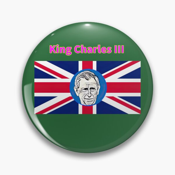 Item preview, Union Flag with portrait of King Charles III (3) designed and sold by thalasson.