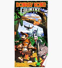 Póster Donkey Kong Country, Póster de reproducción de Vintage Nintendo Power Issue