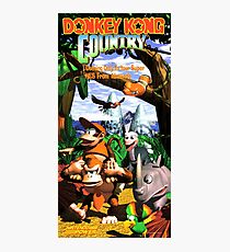 Donkey Kong Country, Reproduction Poster from Vintage Nintendo Power Issue Photographic Print
