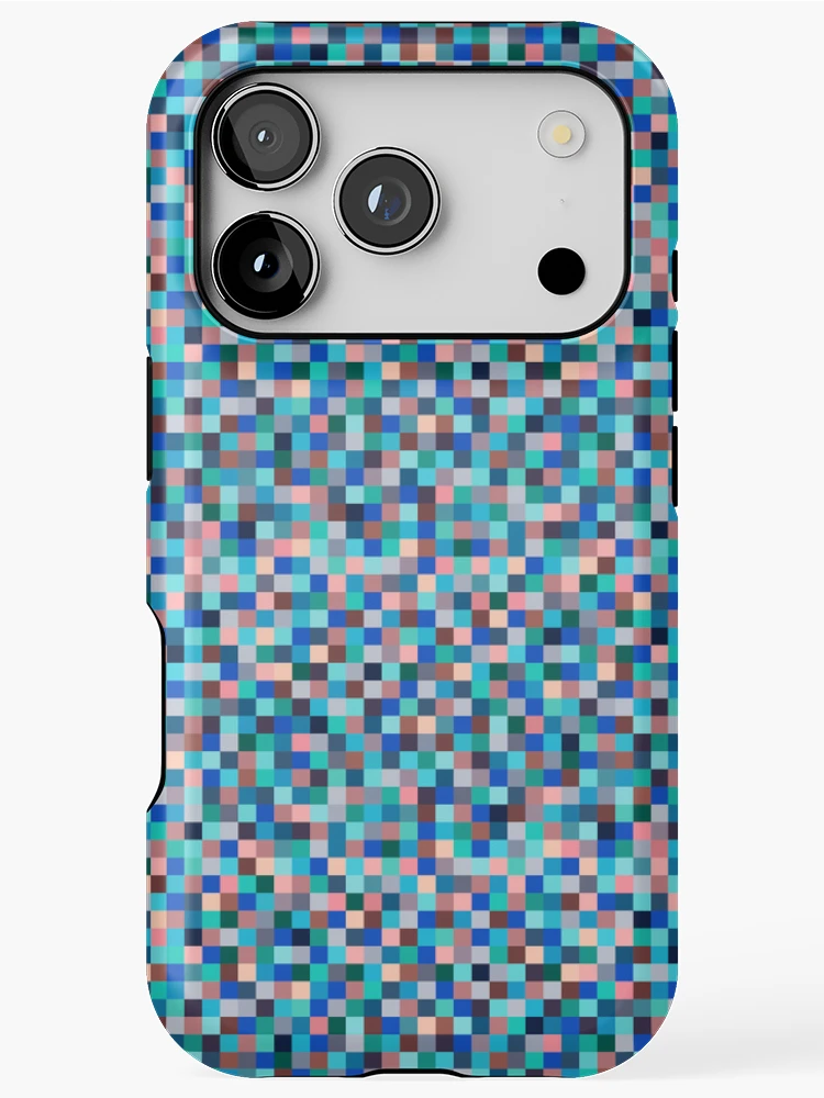 Thumbnail 1 of 4, iPhone Case, Patchwork Pattern designed and sold by Texterns.