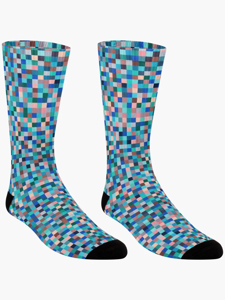 Thumbnail 3 of 5, Socks, Patchwork Pattern designed and sold by Texterns.