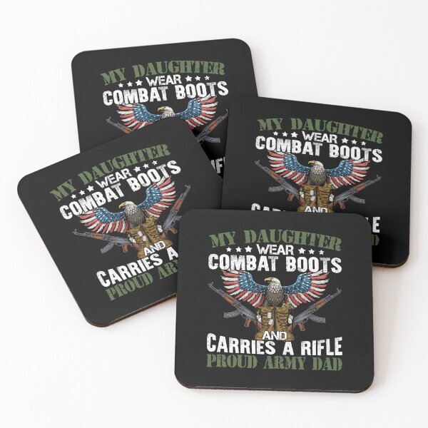Item preview, My Daughter Wear Combat Boots And Carries A Rifle Proud Army Dad Family Love designed and sold by meachsmileyr11.
