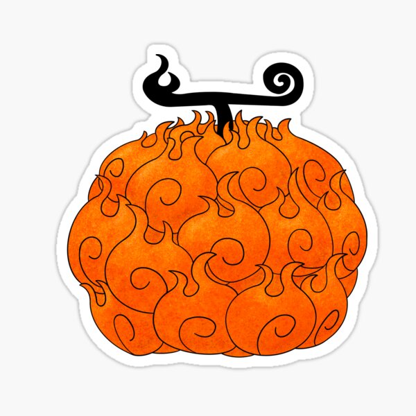 Flame Flame Fruit - Mera Mera No Mi - Sticker