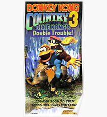 Donkey Kong Country 3, Reproduktion Poster von Vintage Nintendo Power Issue Poster
