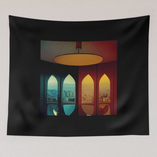Item preview, Red and Blue Skyline designed and sold by WillowridgeRKR.