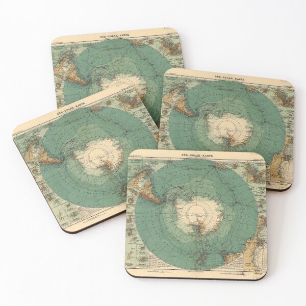 Item preview, Map of Antarctica from 1912 (Süd-Polar-Karte) designed and sold by allhistory.