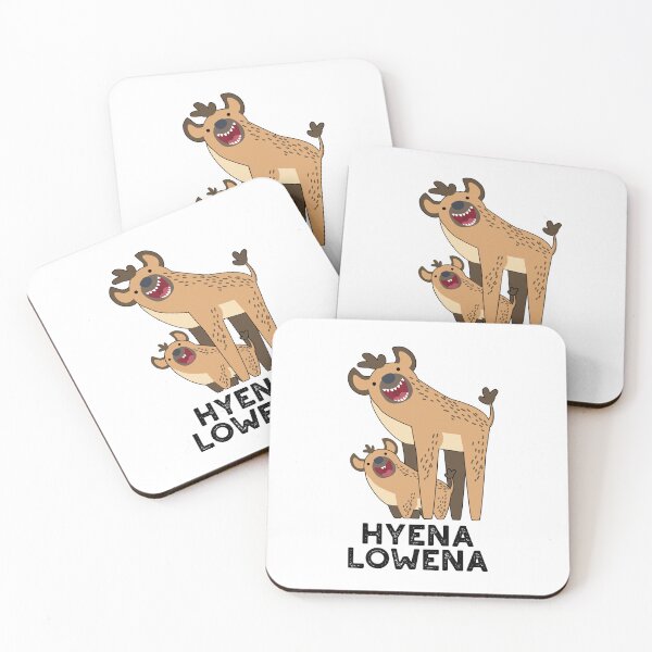 Item preview, Hyena Lowena Funny Animal Puns  designed and sold by punnybone.