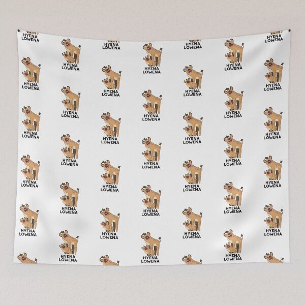 Item preview, Hyena Lowena Funny Animal Puns  designed and sold by punnybone.