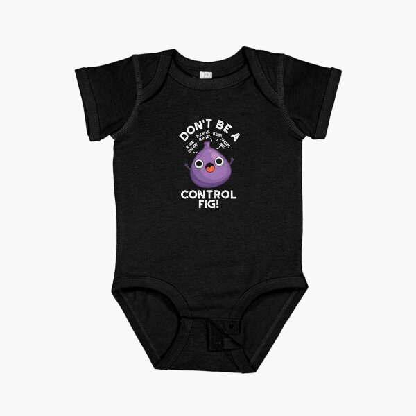 Item preview, Don't Be A Control Fig Funny Fruit Puns (Dark BG) designed and sold by punnybone.