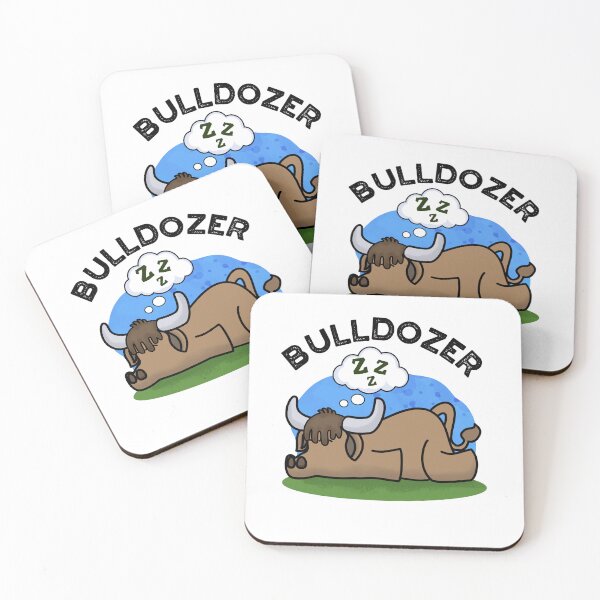Item preview, Bulldozer Funny Bull Puns  designed and sold by punnybone.