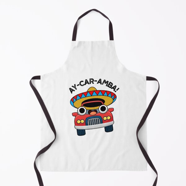 Item preview, Ay-Car-Amba Mexican Funny Car Puns designed and sold by punnybone.