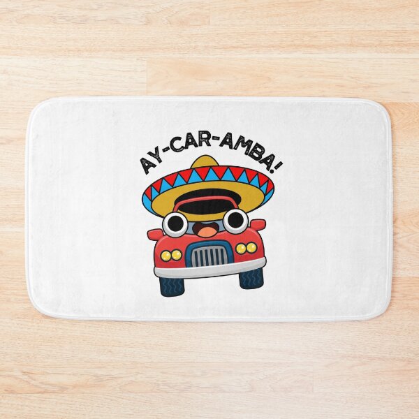 Item preview, Ay-Car-Amba Mexican Funny Car Puns  designed and sold by punnybone.