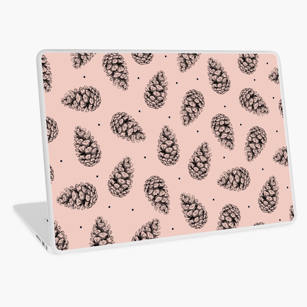Pink cones. Laptop Skin