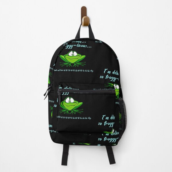 Item preview, So Froggy-Licous (Cute Frog Shirt with blue writing) designed and sold by Zandrasart.