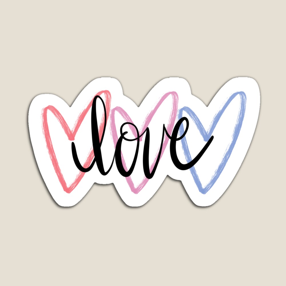 Pink Heart Sticker Sticker for Sale by amandabrynn