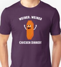 Weiner Weiner Chicken Dinner Shirt Hot Dog T Shirt Slim Fit T-Shirt