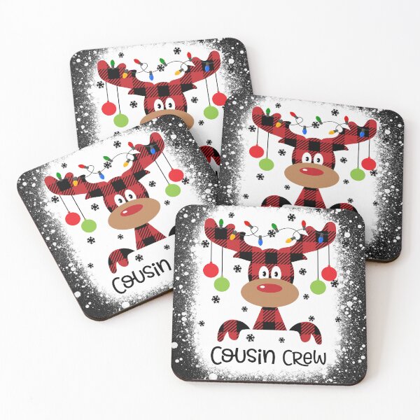 Item preview, Christmas Cousin Crew Reindeer Plaid Matching Pajama designed and sold by hieuhieustore.