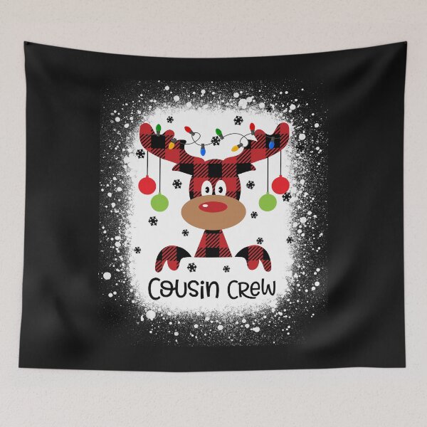 Item preview, Christmas Cousin Crew Reindeer Plaid Matching Pajama designed and sold by hieuhieustore.