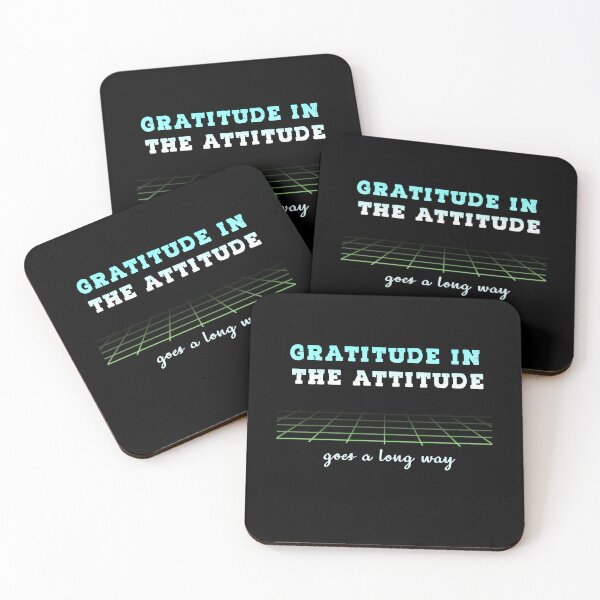Item preview, Gratitude in The Attitude (Cute shirt with blue and white writing) designed and sold by Zandrasart.