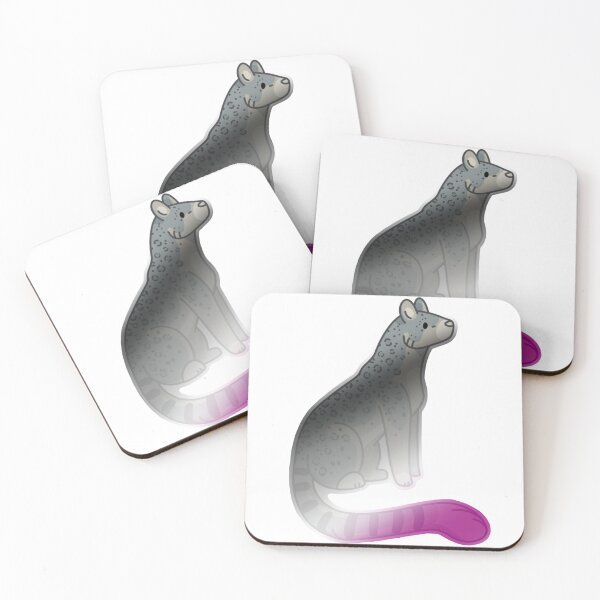 Item preview, Asexual Snow leopard sticker  designed and sold by UndyingLoveArt.