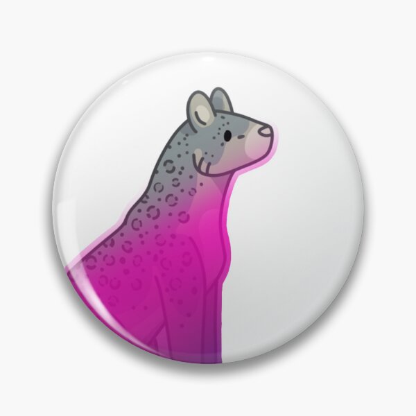Item preview, Bisexual Snow leopard sticker  designed and sold by UndyingLoveArt.