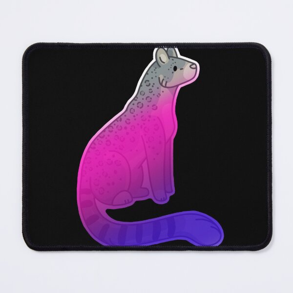 Item preview, Bisexual Snow leopard sticker designed and sold by UndyingLoveArt.