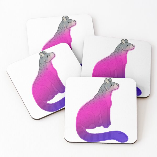 Item preview, Bisexual Snow leopard sticker  designed and sold by UndyingLoveArt.
