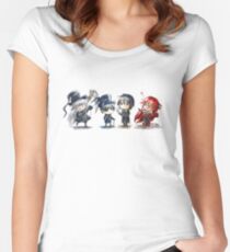 Kuroshitsuji Chibi Women's Fitted Scoop T-Shirt